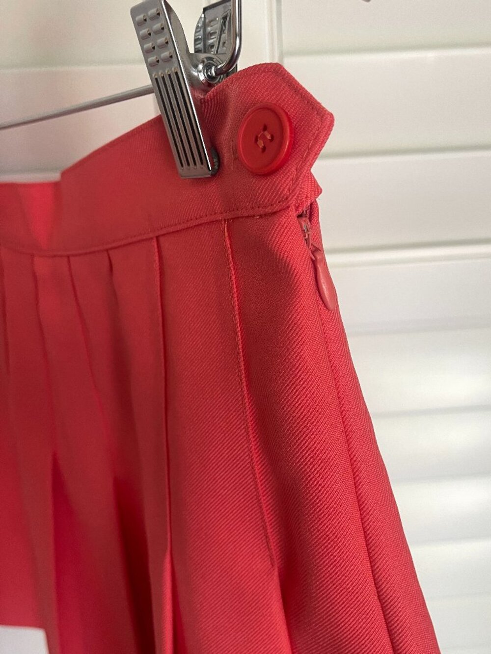 *Vintage* American Apparel Tennis Cheerleader Skirt in Watermelon Size Large - Picture 6 of 10